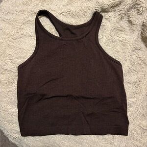 Lululemon Ebb to Street Racerback Tank in Espresso Size 6